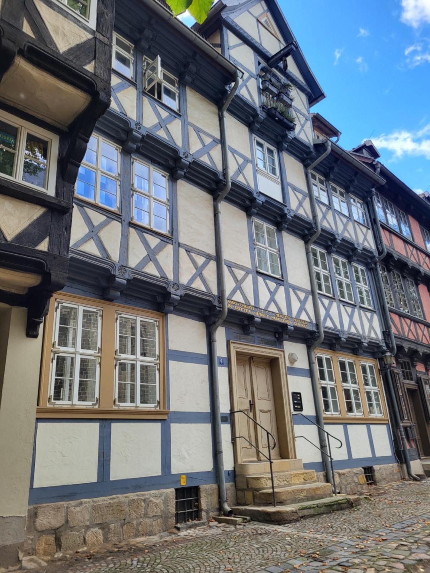 Anno 1577 - Marktkirchhof 6 Quedlinburg Eksteriør bilde